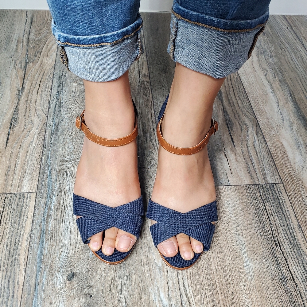 Denim Sandals